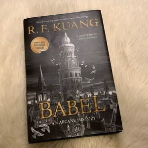 Hardcover book Babel by R.F Kuang
